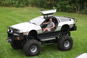 Man Transforms Back To The Future Cars Into Bizarre Creations