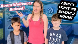 I was so excited to give Logan and Brody a room makeover, but this was a room makeover fail. They both have different interests and don't want to share rooms anymore. So we decide to room swap and move bedrooms! | Crazy Pieces