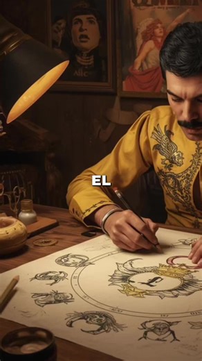 🎸 ¡El logo de Queen fue diseñado por Freddie Mercury! 😱✨