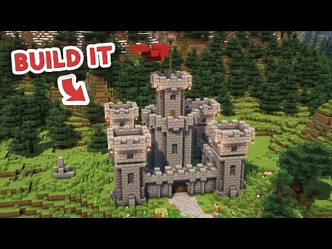 How to Build a Medieval Castle in Minecraft [TUTORIAL]