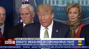 The novel coronavirus, which causes a respiratory disease known as COVID-19, has infected at least 6,300 people in the United States, including all 50 states, Washington, D.C. and Puerto Rico. At least 113 have died, according ABC News' count. https://gma.abc/2TXHM5y | Good Morning America