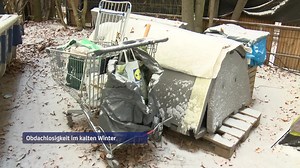 Obdachlosigkeit im kalten Winter: Hab und Gut gefriert, Zelt muss weichen. | Hamburg 1