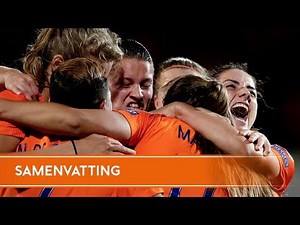 Highlights België - OranjeLeeuwinnen (24/7/2017)
