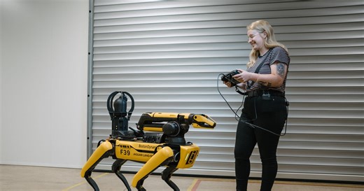 JLR & Boston Dynamics's New Robot Dog Enhances EV Production