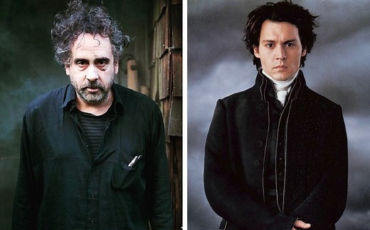 Tim Burton. Su estrecha relación con Johnny Depp; películas juntos