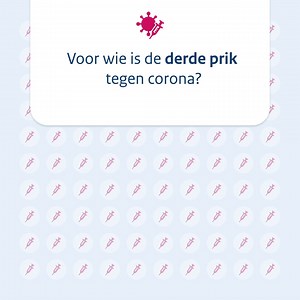 Een kleine groep mensen komt in aanmerking voor een derde coronavaccin. Wie, waarom en wanneer lees je in de video. De boosterprik is wat anders en nu nog niet nodig. Uit onderzoek blijkt dat de vaccins nog zeer hoge bescherming bieden. Meer weten? Ga dan naar 👉 coronavaccinatie.nl/derde-prik-en-booster #coronavaccinatie #vaccinatie #corona #derdeprik | Ministerie van Volksgezondheid, Welzijn en Sport