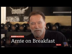 Arnold Schwarzenegger interview this morning (UK) 25/Oct/2023