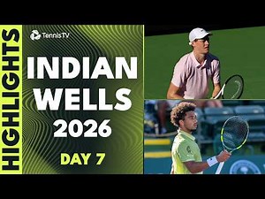 Sinner vs Fonseca Headlines; Zverev, Fils & Tien Also Feature | Indian Wells 2026 Highlights Day 7