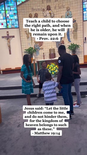 Since children learn mostly from experience. It is the duty of their parents/guardian and those faithful people around them to help them with their faith. I grew up going to church for mass and other activities with my parents and because they appreciated their faith it helped me to appreciate mine. Teach your child today! #frjamesa #frjamesanyaegbu #fypシ #faithchatplatform