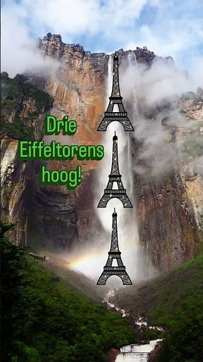 Hoogste waterval ter wereld! Angel Falls 🇻🇪💦 #geografie #wereldwonder #GeoVandaagNL #wistjedat