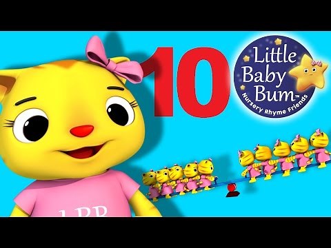 Ten Little Animals | Nursery Rhymes for Babies by LittleBabyBum - ABCs and 123s
