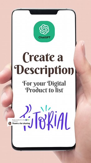Create Compelling Descriptions for Digital Products | Chat GPT Tutorial