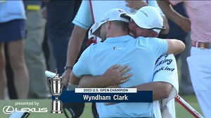 The moment Wyndham Clark became a major champion. #USOpen | U.S. Open Championship