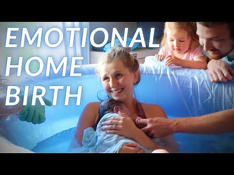 NATURAL HOME BIRTH | REAL EMOTIONAL WATER BIRTH