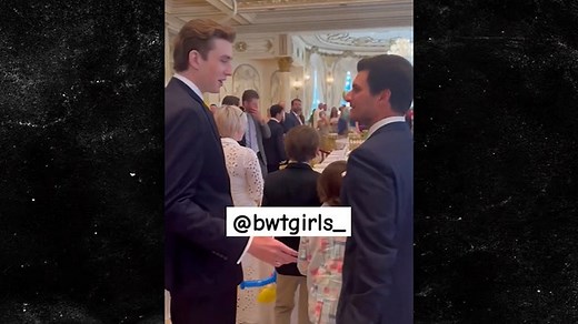 Barron Trump Heard Speaking for First Time at Mar-a-Lago Party