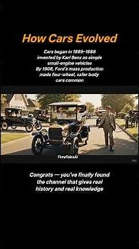 How Cars Evolved | From 1886 to Modern Technology #car #wheels #inventions