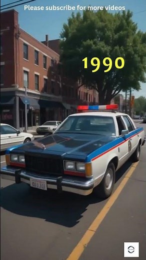 How Police Cars Changed Over the Decades | The Automotive Revolution #carhistory