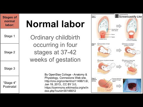 Normal labor (ordinary delivery)