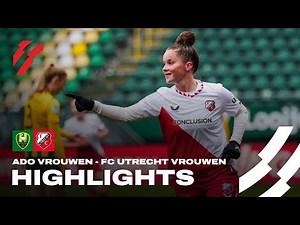 FC Utrecht Vrouwen start 2025 met WINST in Den Haag 👏 | HIGHLIGHTS