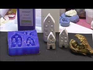 DIY kleine Häuser aus Modelliermasse herstellen und mit Silikon abformen