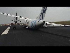 Flybe Plane Crash Lands at Amsterdam's Schiphol Airport
