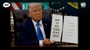 Trump heeft een twintigpuntenplan voorgesteld om de oorlog in Gaza te beëindigen. Daarmee hoopt hij niet alleen vrede te brengen, maar ook een stapje dichter bij de Nobelprijs te komen. | De Ideale Wereld