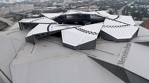 Mesmerizing 😮 Full Video ➡️ bit.ly/MBS_Roof | Mercedes-Benz Stadium