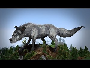 Minecraft WOLF Timelapse!