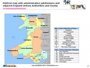 Wales Editable Map