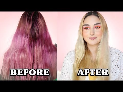 BEST METHOD FOR REMOVING HAIR DYE! NO BLEACH!