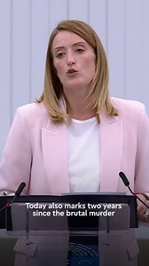 Welcoming Belgian Prime Minister Alexander De Croo today at the European Parliament. | President of the European Parliament