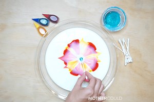 MAGIC MILK SCIENCE EXPERIMENT | Mothercould