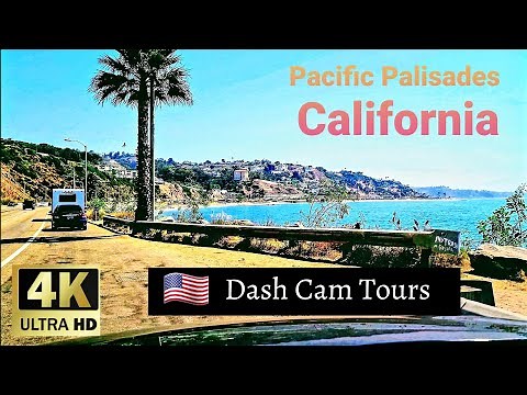 Driving Tour of Pacific Palisades, California, USA 2020 [4K] Dash Cam Tours