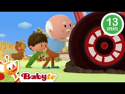 De Boer Rijdt Op Het Veld 🚜 + meer kinderliedjes en kinderrijmpjes | BabyTV Nederlands