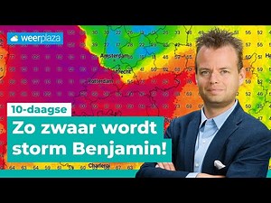 Storm Benjamin met windstoten tot 100-120 km/uur! | 10-daagse
