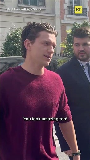 Tom Holland Hypes Up Zendaya While Meeting Fans in Paris Ahead of 'The Drama' Premiere