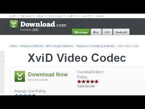 How-To Use Xvid Codec