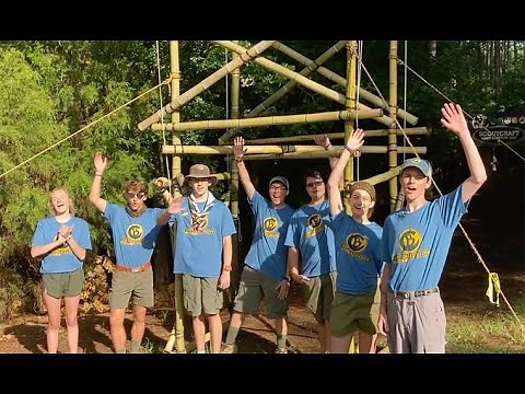 A Scout Camp's Outdoor Skills Area