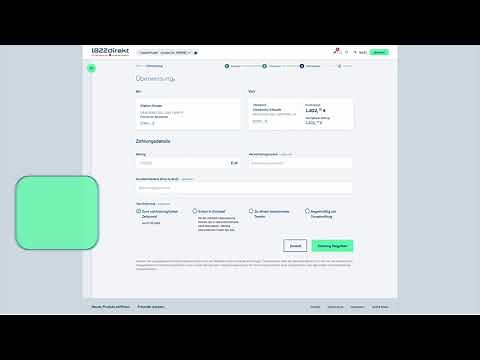 Das neue Banking Erlebnis - die Überweisungsfunktion