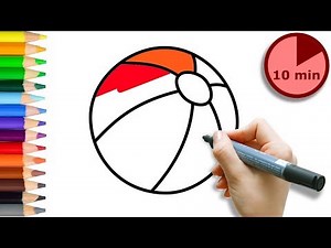 Kleurplaten tekenen en inkleuren voor kinderen - leer de kleuren!