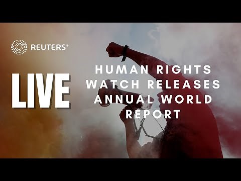 LIVE: Human Rights Watch releases annual World Report