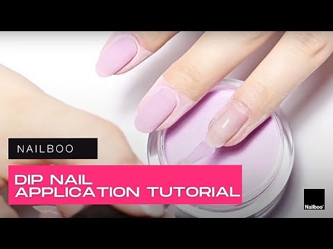 Dip Nail Application At Home | Nailboo® Tutorial