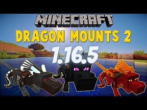 Dragon Mounts Mod 1.16.5 | How to install Dragon Mounts Mod on Minecraft 1.16.5