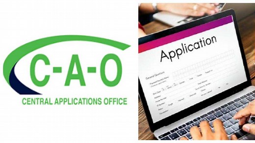 CAO online application process, dates, and requirements