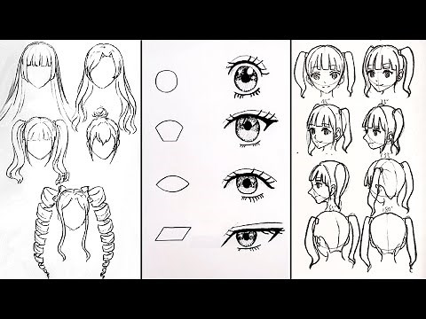 How to Draw Anime Characters. Anime Drawing Tutorials for Beginners Step by Step