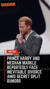 #PrinceHarry and #MeghanMarkle's divorce is said to be 'inevitable' by experts, who think the couple being bombarded with split rumors will spark their break-up. Link below for exclusive details. #RadarExclusive (📸: MEGA) https://radaronline.com/p/harry-meghan-divorce-inevitable-experts-warn/ | Radar Online