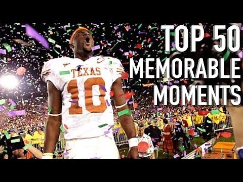 50 Most Memorable Moments in College Football History