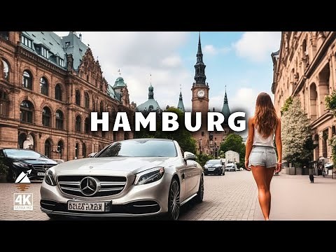 Discover Hamburg | A walking tour through the heart of the city | 4k HDR
