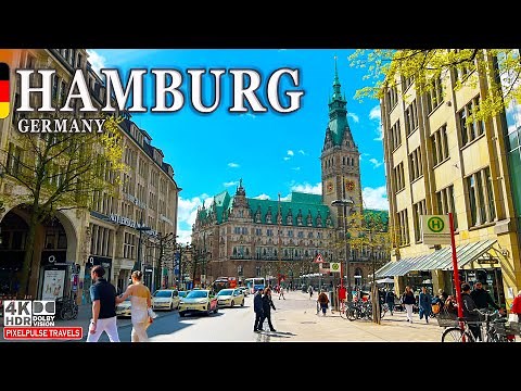 Hamburg, Germany 4K Walking Tour | Behind the Scenes of a Millionaire’s City