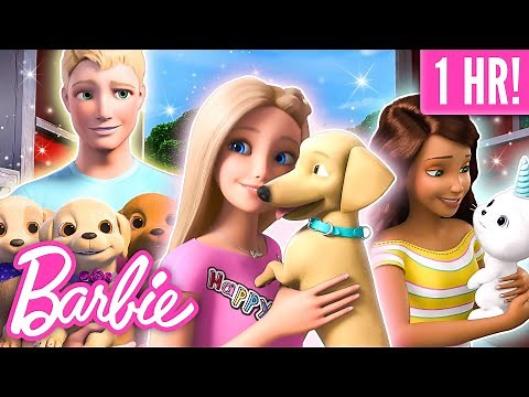 Barbie's BEST 🐶 Animal Friendships! 🦄| 60 Minutes | YouTube Kids Animal Takeover!